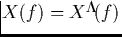 $X(f) = X^{\ast}(f)$