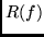 $R(f)$
