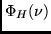 $\Phi_H(\nu)$