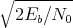   --------
∘
  2Eb∕N0