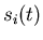 $s_i(t)$