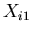 $X_{i1}$