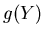 $g(Y)$