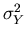 $\sigma_Y^2$